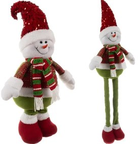 Vianočný snehuliak s teleskopickými nohami - 95 cm Ruhhy 22331 76173