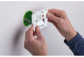 Paulmann 80004 - LED/1W Schodiskové svietidlo so senzorom TSARO 230V Lead/čierna