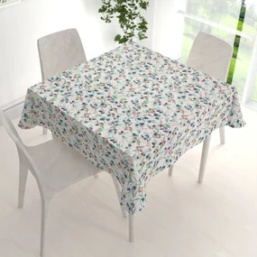 Biante Dekoračný štvorcový obrus Leona LN-145 Olivy na režnom 110x110 cm