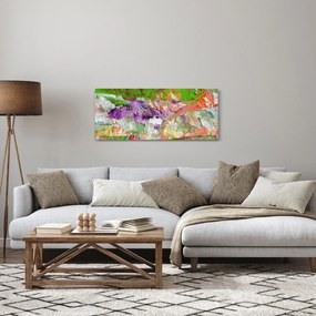 Obraz abstrakcie - maľba (120x50 cm)