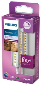 LED Stmievateľná žiarovka Philips R7s/14W/230V 4000K 118 mm
