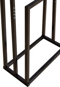 Tutumi Tutumi, 3-ramenný kovový stojan na uteráky 600x260x1000 mm 391840, čierna matná, HOM-01003