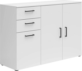 XXXLutz KOMODA, biela, 120/83/40 cm Carryhome - Komody - 002427022028
