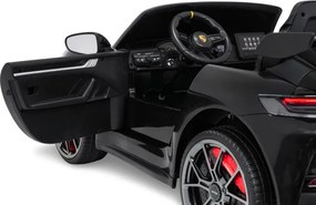 Elektrické autíčko Porsche 911 GT3 pretekárske čierne