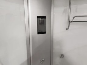 M-SPA - Kabino SPA vaňa s hydromasážou a funkciou parnej sauny pre 2 osoby 150 x 150 x 220 cm