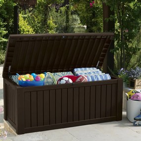 Hnedý záhradný box Rockwood 570 L