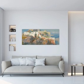 Obraz - William Stanley Haseltine, Santa Maria a Cetrella, Anacapri, reprodukcia (120x50 cm)