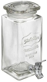 JJA Sada 3 sklenených fliaš, trojitý zásobník na nápoje / pracie gély a aviváž, 3x1,5l