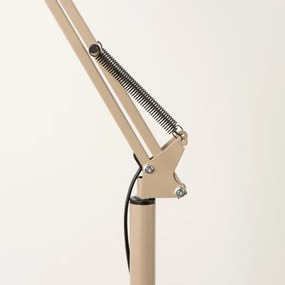 Brilagi - Flexibilná stojacia lampa TASKER 1xE27/60W/230V 184 cm béžová