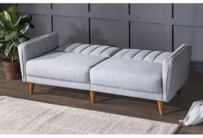 Rozkladacia dvojmiestná sedačka KITO sivá