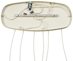 Škandinávske závesné svietidlo krémové 6-svetiel - Biles