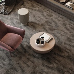 Kobercové štvorce SANTO hnedé 50x50 cm