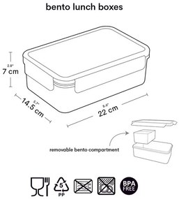 A Little Lovely Company - škatuľka na desiatu - dúha