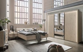 Komoda so zásuvkami Brüssel 120 cm, kamenný dub/šedá