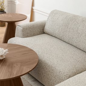 Kulatý odkládací stolek Ange 60 cm ořech