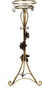 STOJAN NA KVETINÁČ FALA 95X38X38 CM ZLATÁ
