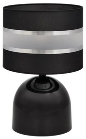 Stolná lampa HELEN 1xE27/15W/230V čierna/strieborná