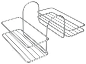 Obojstranná polička na zavesenie do vane Metaltex Oasis