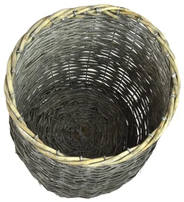 Váza prútená šedá Rozmery (cm): 14x33