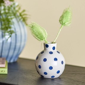 Bloomingville Keramická vázička Fian Blue