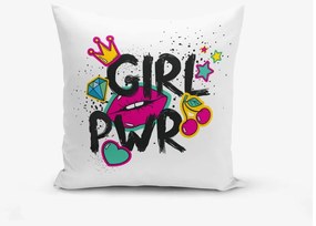 Detská obliečka na vankúš 43x43 cm Girl Power – Mila Home