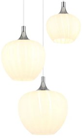 Globo 15548-3HW - Luster na lanku MAXY 3xE27/40W/230V biela