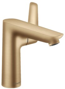 Hansgrohe Talis E, páková umývadlová batéria 150 s odtokovou súpravou s ťahadlom, kefovaná bronzová, HAN-71754140