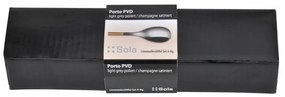 Sola - Limonádové lyžičky 4 ks — Porto PVD tmavé titánové / zlaté pieskované (110299)