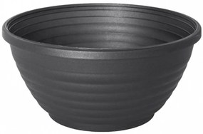 Žardinka Gloria plastová antracitová 16x8cm