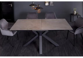 Rozkladací jedálenský stôl 41091 180/225x90cm Betón keramika - Komfort-nábytok