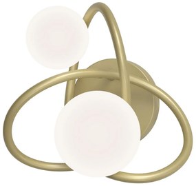 Wofi 4014-201 - LED Nástenné svietidlo NANCY 2xG9/3,5W/230V zlatá/biela