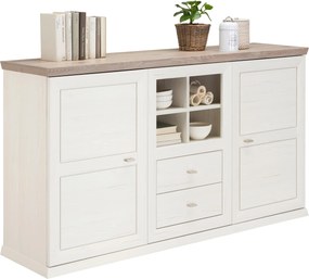 XXXLutz KOMODA, sivá, biela, 160/89/43 cm Hom`in - Komody - 000003000103