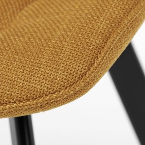 Jedálenská stolička VALEN — kov, látka, viac farieb Šedá