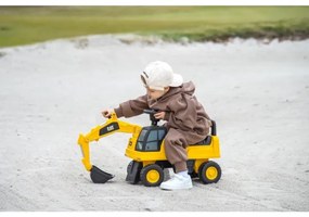 Odrážadlo báger CAT 2xAA žltá/čierna