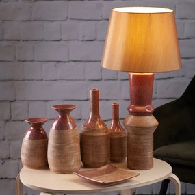 Stolná lampa Elda (01) (fi) 35x75 cm červená