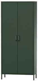 Moderná šatníková skriňa FLAVIO: tmavo zelená (1576)