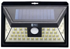 Bezdoteku LEDSolar 46 solárne vonkajšie svetlo, 46 LED so senzorom, bezdrôtové, iPRO, 3W, studená farba