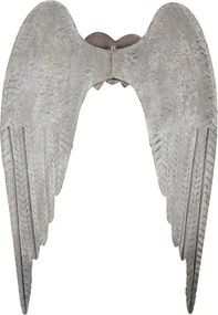 Zinková antik nástenná dekorácia anjelské krídla Wings Angel - 79*6*113 cm