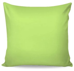 Obliečka na vankúš - Zelený bavlnený satén 40/40 s náplňou Nano Aloe Vera