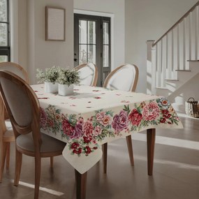 GOBELÍNOVÝ OBRUS GRIA 140X180 CM KVETY