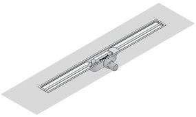 I-DRAIN Linear 54 sprchový žľab z nerezovej ocele s hydroizoláciou, dĺžka 800 mm, ID4M08001X1