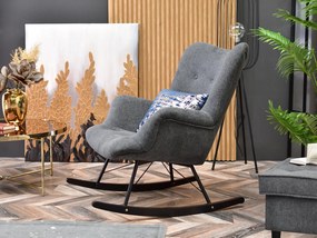 Relaxačné kreslo Laurentino (grafitová + čierna). Akcia -20%. Vlastná spoľahlivá doprava až k Vám domov. 1135864