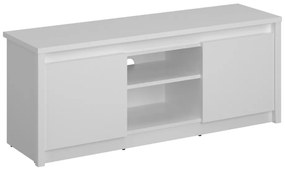 TV stolík 2D/125, biela, ERODIN