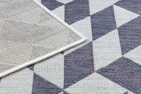 Koberec SIZAL SION geometric 22373 ecru/nebeský/rúž