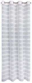 ZÁCLONA NA KRÚŽKOCH DOLY 140X250 CM BIELA