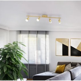 Eglo 33187 - LED Bodové svietidlo BUZZ-LED 4xGU10/2,8W/230V 3000K zlatá