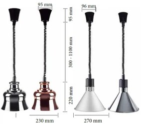 Lampa infra Classic – leštená