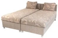 Viacúčelová čalúnená posteľ BARI Prevedenie: Ľavé