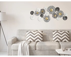 Nástenná kovová dekorácia Mauro Ferretti Troby, 143 × 64cm