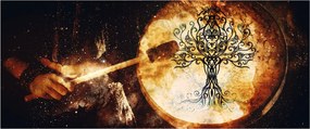 Obraz - Tajomný strom života (120x50 cm)